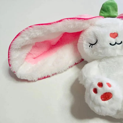 -Cute Music Luminous Breathing Doll with Motion Lights Plush Baby Sleeping Toys Bunny Soft Cartoon Plush Doll Early Childhood