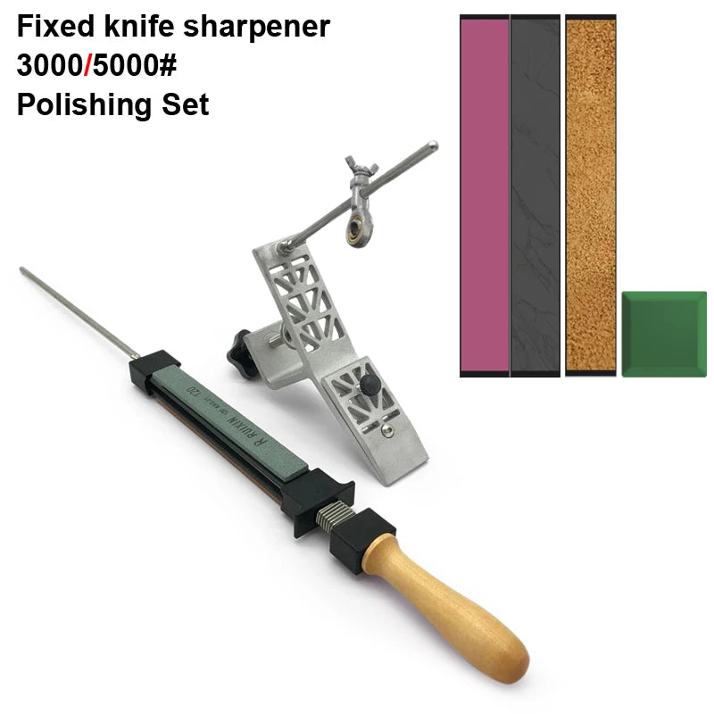 Angle Fixed Knife Sharpener Professional Sharpening Stone Kitchen Grinding System Honing Diamond Grinder Woodwork Tool Whetstone
