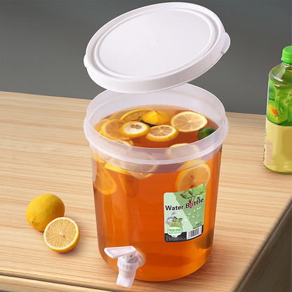 3.5/5L Thickened Cold Water Bottle Kettle with Faucet Water Drinks Dispenser Refrigerator Water Jug Lemonade Juice Container