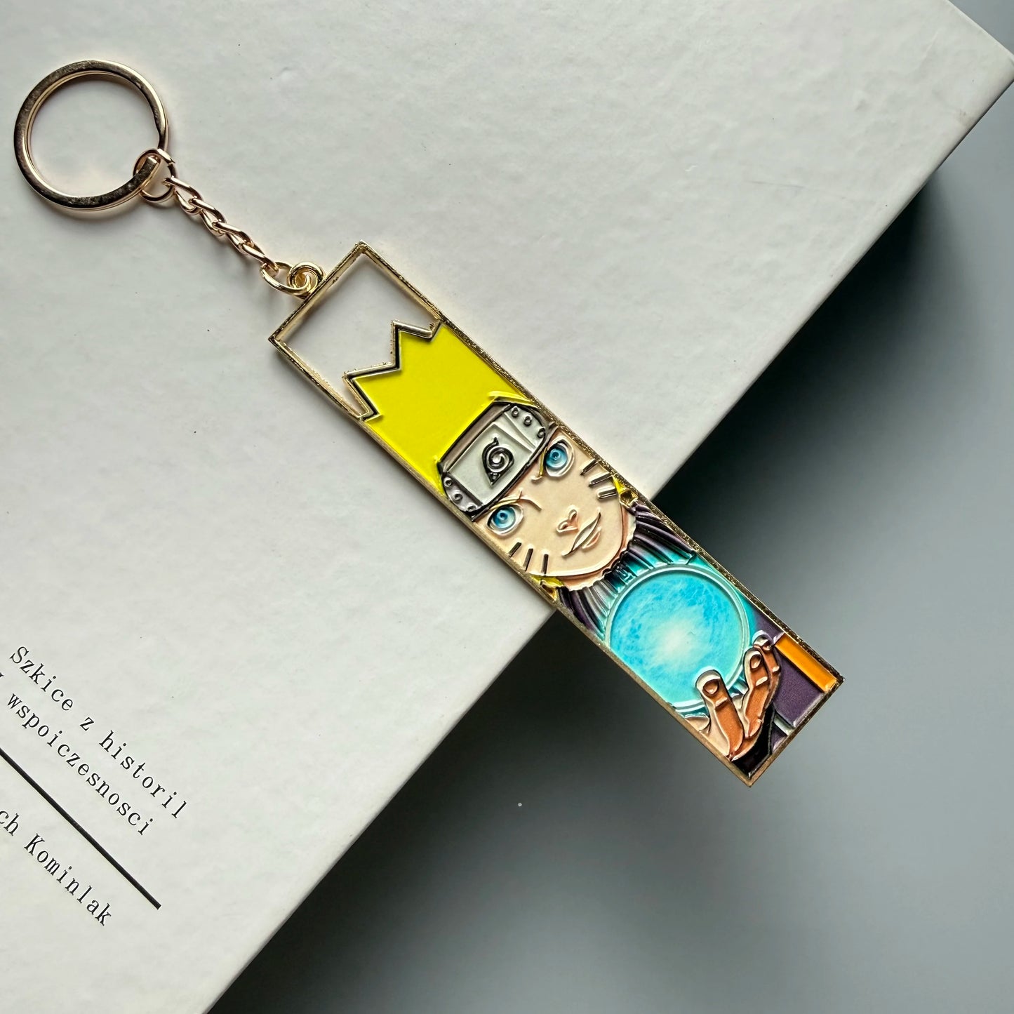 Anime Metal Hollow Out Keychains Bookmark Cute Jet Manga Fashion Bag Key Tag Jewelry Accessory Key Ring Holder Gift Anime