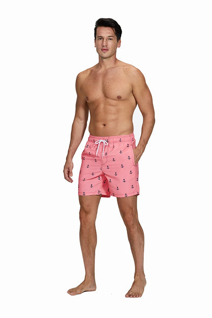 Escatch 2026 Summer New Mens Shorts Polyester Quick Dry Board Mesh Liner Side Pockets Run Gym Swimsuit Surf Swim Trunks For Man