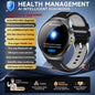2026 New AI-Diagnosis Care Smartwatch ECG+PPG Accurate Uric Acid Blood Pressure Body Fat Five Organ Fitness Waterproof Smartwatc