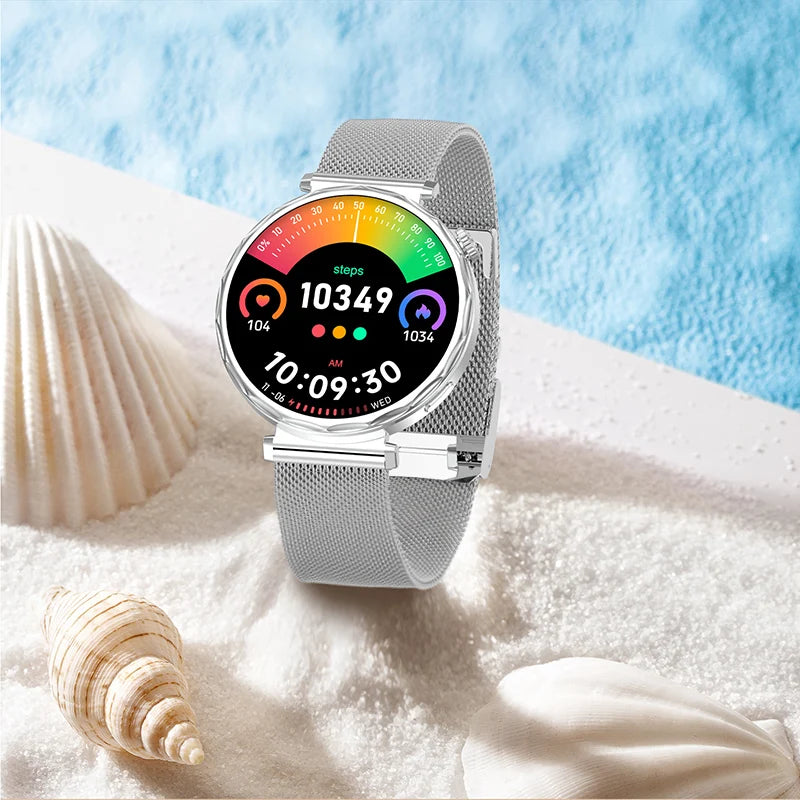 LIGE 2025 Smart Watch Women Full Circle Touch Screen Bluetooth Call Men Smartwatch Waterproof Sport Activity Fitness Watch Women