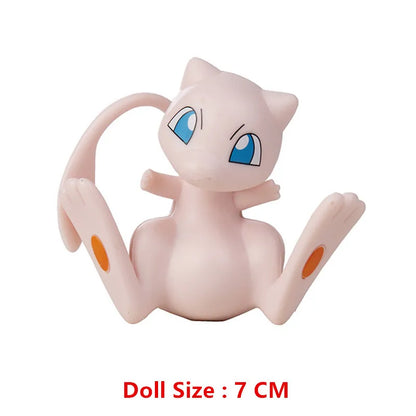 Pokemon Anime Action Figure Set - Pikachu Sun Elf Eevee Gengar Monsters Cartoon Model Toys Gift for Bulk Purchase