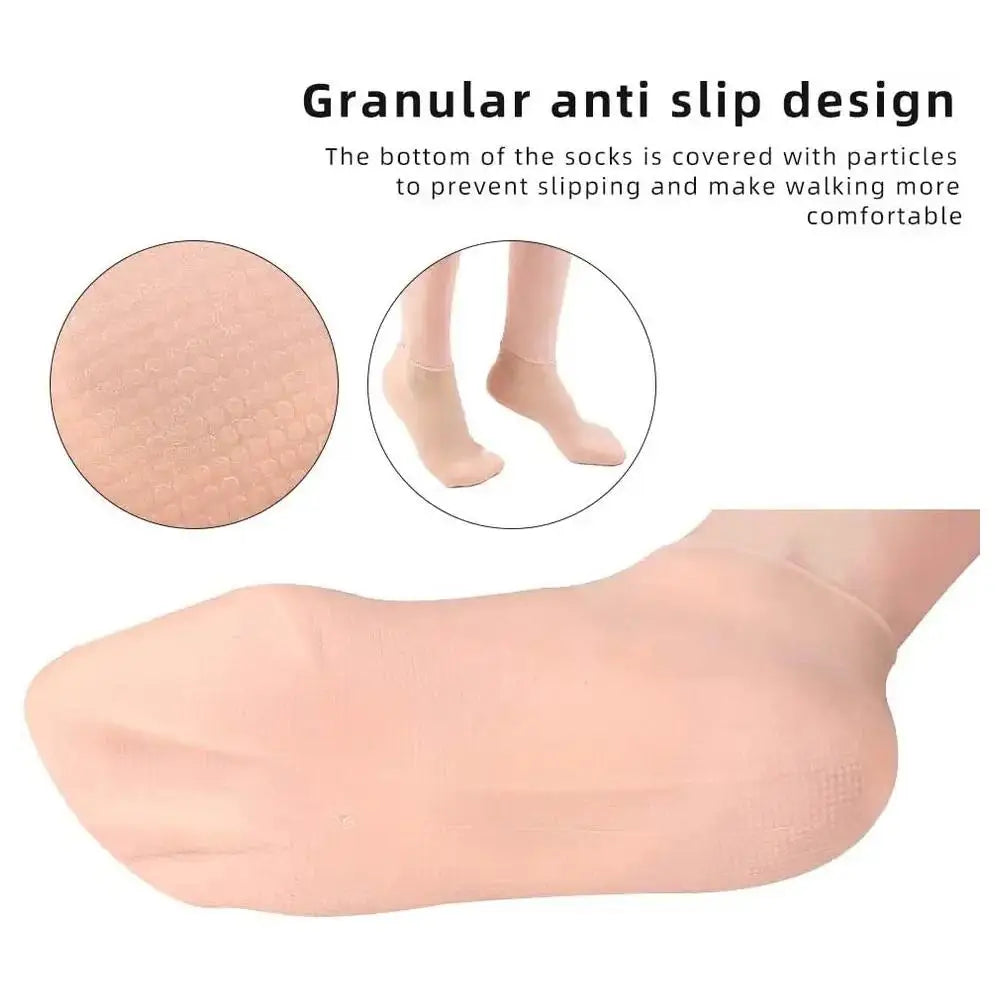 1-5pairs Moisturizing Foot Socks,Silicone Socks for Dry Cracked Feet Women's Foot Socks Cracked Dead Skin Remove Protector