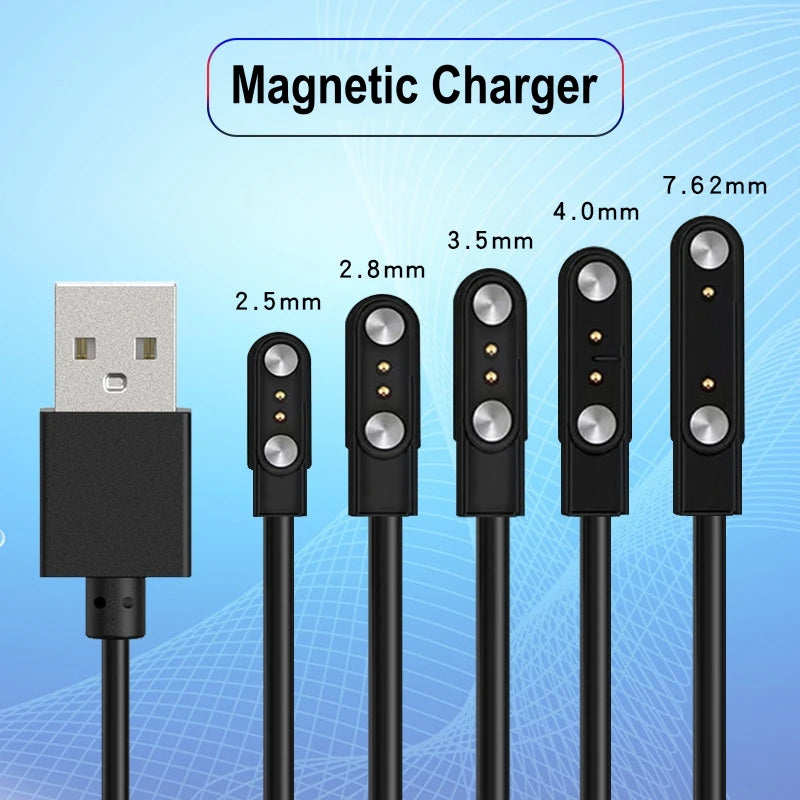 Aishi Magnetyczny kabel ładujący USB, ładowarka, adapter zasilania do inteligentnego zegarka, opaski sportowej, wyciskarki, słuchawek, szczoteczki do zębów, urządzeń kosmetycznych