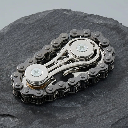 Anti-stress Anxiety Edc Fidget Adult Fingertip Spiral Sprocket Flywheel Metal Bicycle Chain Antistress Toy Fidgets Spinner Toys