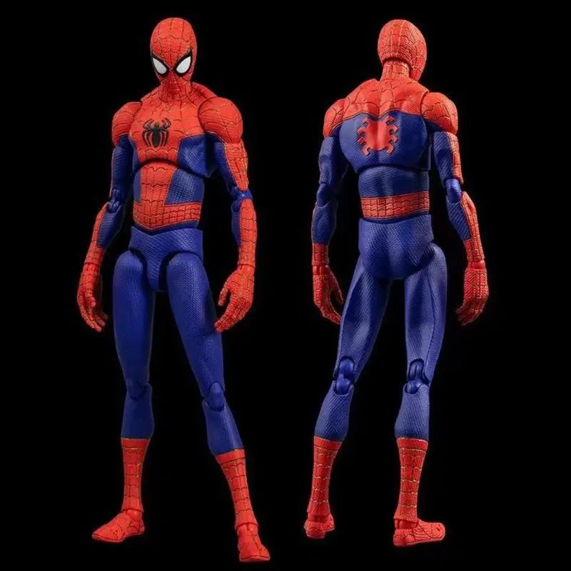 In-Stock Spider-Verse SV-ACTION Peter B.Parker KO Articulated Action Figure Desktop Ornament Trendy Surprise Toy Gift for Boys