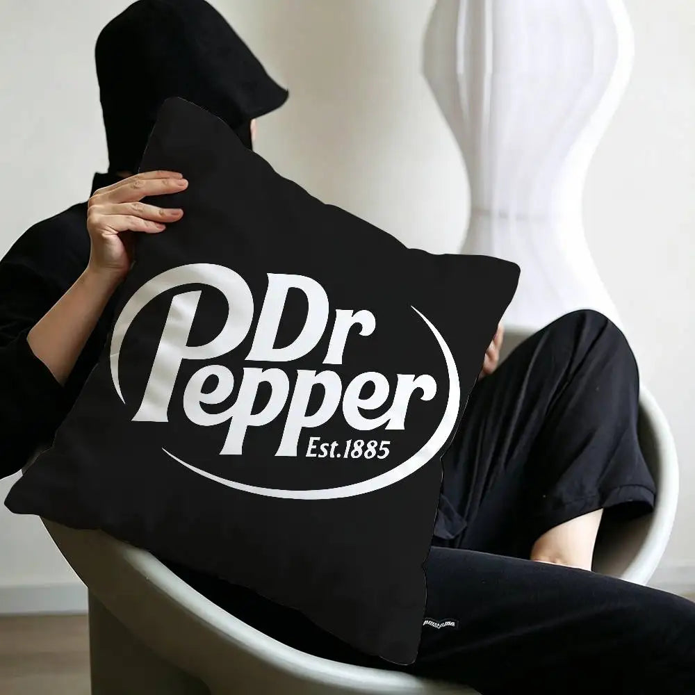 classic beverage brand Dr Pepper Pillow Anime Pillow Sofa Bed Head Pillow Cover Cushion Cover 45x45 cm Fashion