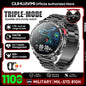2026 New T-REX3 1100mAh Battery SmartWatch 10ATM Waterproof Compass Altitude HD Bluetooth call Sports Flashlight Smart Watch Men