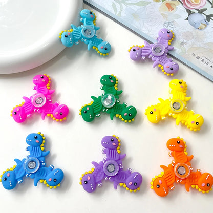 3/9PCS Dinosaur Silicone Spinners Sensory Toys Anxiety Relief Worry Stones Quiet Fidget Spinners for Stress Relief Party Favors