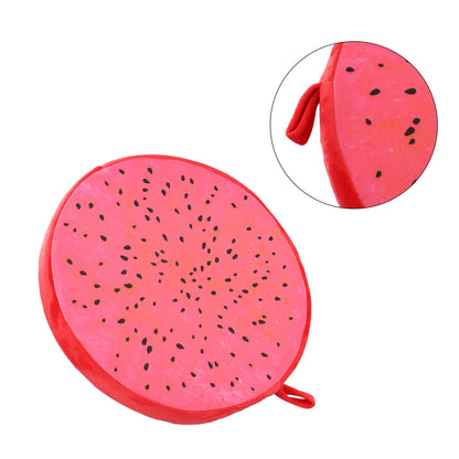 Cartoon Fruits Print Round Bar Chair Cushion Cover Anti-Slip Seat Cushion Slipcover Soft Stool Cushion Covers For Living Dining