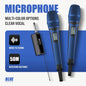 Wireless Microphone G-MARK SKM9000 Professional 2 Channels UHF Frequency Adjustable Metal Handheld Mic For Party Show Teaching