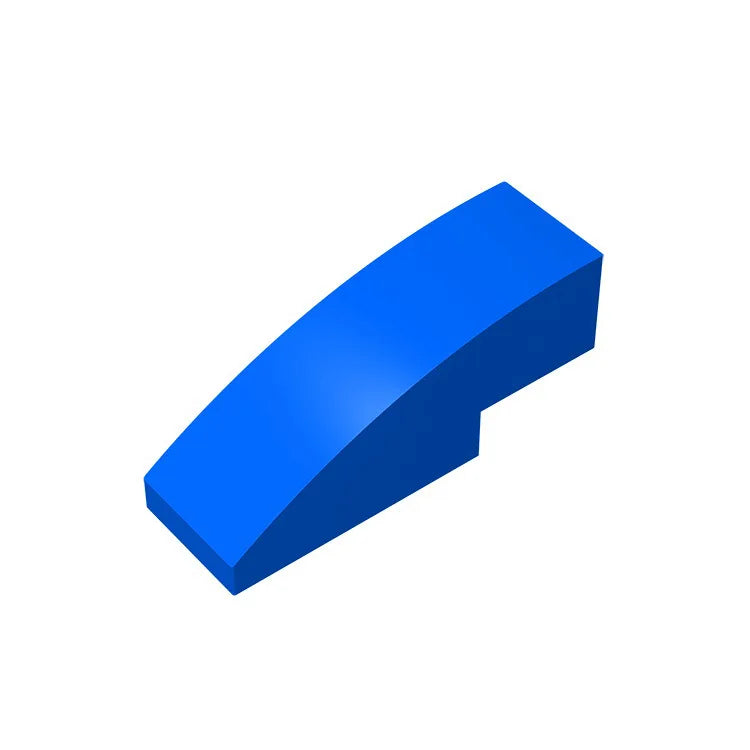 100pcs MOC Part 50950 Slope Curved 3 x 1 No Studs Building Block Particles DIY Construction Compatible Brick Toy Kid Gift