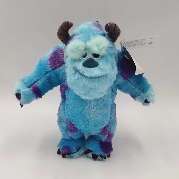 23/35cm Kawaii Monster University Electric Power Company Sulley Mike Wears Hat Doll Plush Toy Room Decoration Kids Gifts