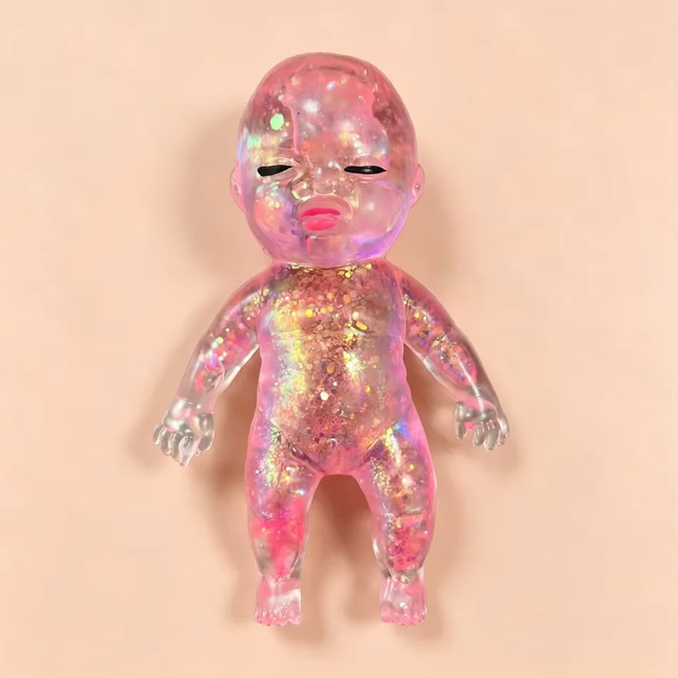 Squishy Maltose Sugar Baby Squeeze Toy Baby Stretchable Slow Rising Fidget Toy for Adults Stress Anxiety Relief Gifts Home Decor