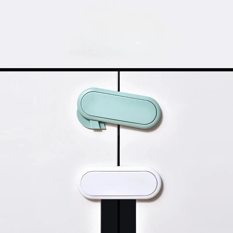 1/3/5/10Pcs Children's Drawer Safety Latch Cabinet Door Protection Baby Anti Pinch Hand Invisible Lock Opposite Wardrobe Lock