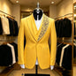 Beaded Wedding Suits for Men Prom Party 3Pcs Groom Tuxedo Custom Made Luxury Slim Fit Fashion Separates Jacket Vest Pants 2026