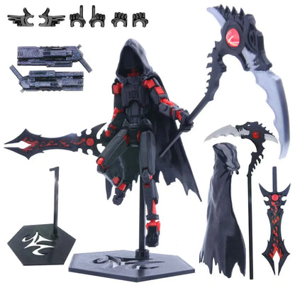 13 Action Figure Set 3D Printed Multi-Jointed Movable T13 Lucky13 Dummy Mobile Robot Desktop Decorations for Game Lovers Toy