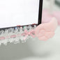 Bow Lace Cute Table Screen Decorative Computer Monitor Decorative Stickers Gaming Room Frame Display Screen Decorative Ornaments