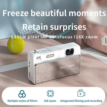Lenovo M15 Digital Camera 64 Megapixel 4K High-definition CCD Camera Photo Video Portable Camera With Screen Flash For Travel