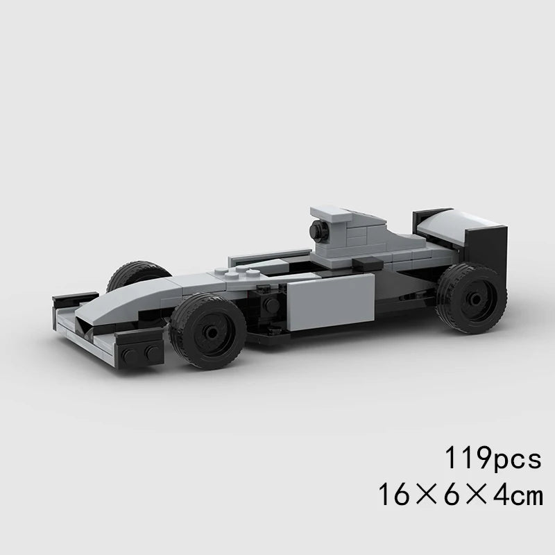 City Speed Racing Car Model Building Blocks DIY Bricks MOC Toy Classic Rally Sports Super Racer Vehicle Christmas gift technique
