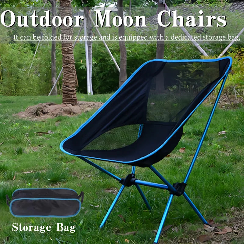 Compact and portable outdoor beach chairs / Foldable camping chairs, outdoor fishing chairs, family camping chairs, small-sized