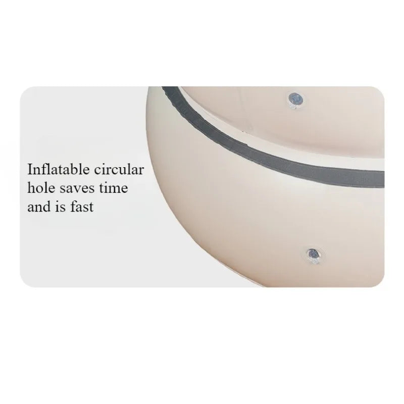 Inflatable single sofa office leisure home portable children's sofa, foldable outdoor Internet celebrity sofa