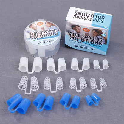 【AD】4/8Pcs Silicone Anti Snore Nasal Dilators Apnea Professional Sleeping Aid Snoring Nose Clip Nose Breathing Apparatus Devices
