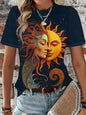 2025 New 3D Cat Print Ladies Urban Street Fashion T-shirt Animal Lover T-shirt Summer Everyday Casual Ladies Short Sleeve Top