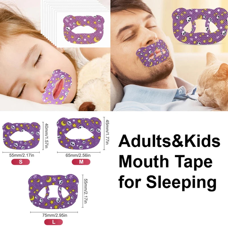 30pcs Kids Mouth Tape For Sleeping Anti Snoring Sleep Strips Anti Snoring Sleep Tape Sleep Better Nose Breathing Improved Sleep