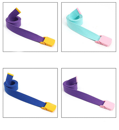 Colorful Canvas Tactical Belt Unisex Fashion Casual Luxury Trend Jeans Accessories Youth Nylon Girdle Cute Kids Hunting Belt
