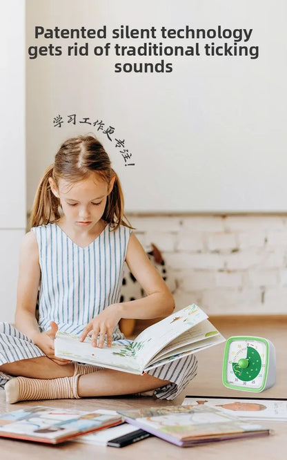 School Visual Timer for Children with Night Light, Digital Stopwatch, Pomodoro Timer for Kitchen and Home Use