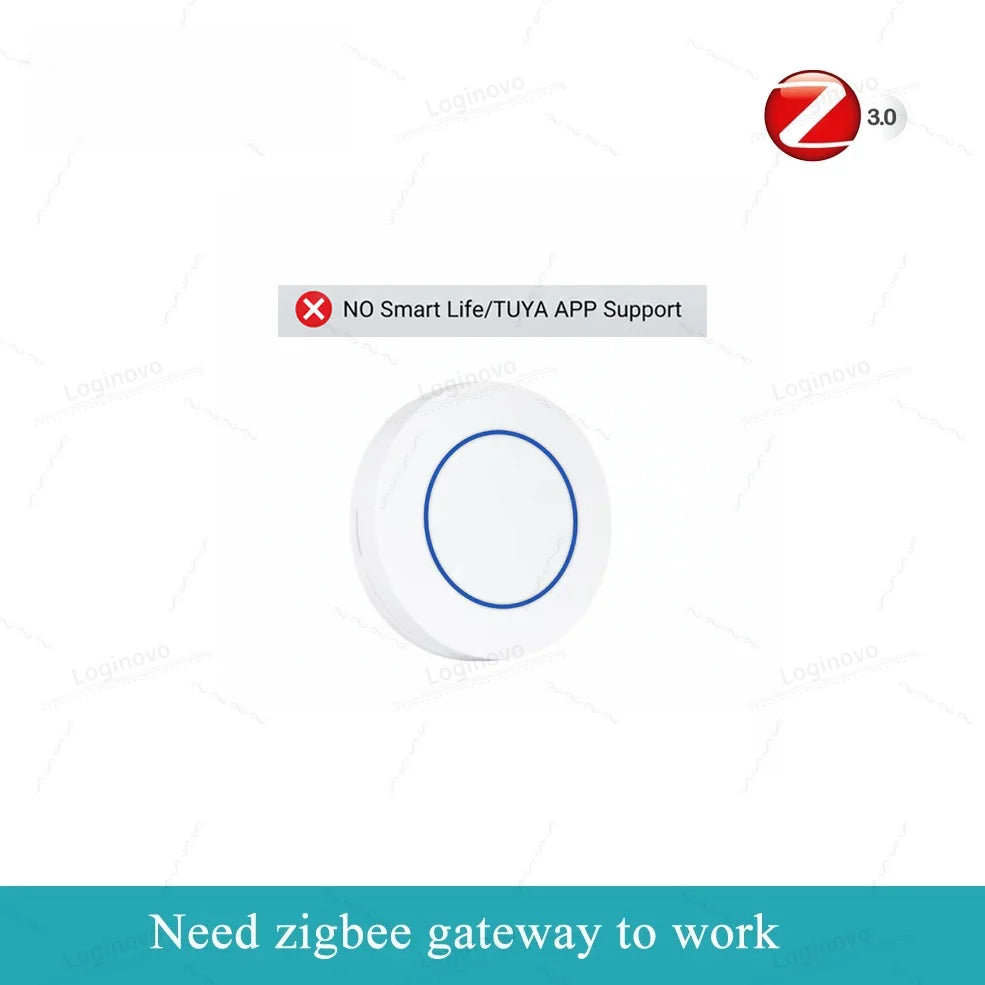 ZigBee Scene Switch Wireless Remote Push Button Controller Battery Powered Automation App Control With Ewelink Z2M Need Gateway