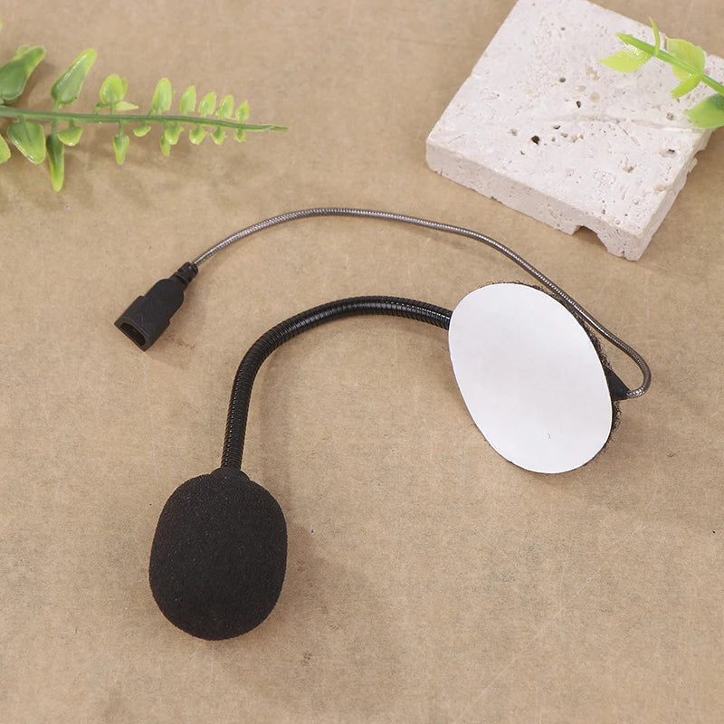 Motorcycle Helmet Bluetooth Intercom Microphone 3.5mm Speaker for Cardo Freecom Spirit Soft Wire Hard Wire Compatible