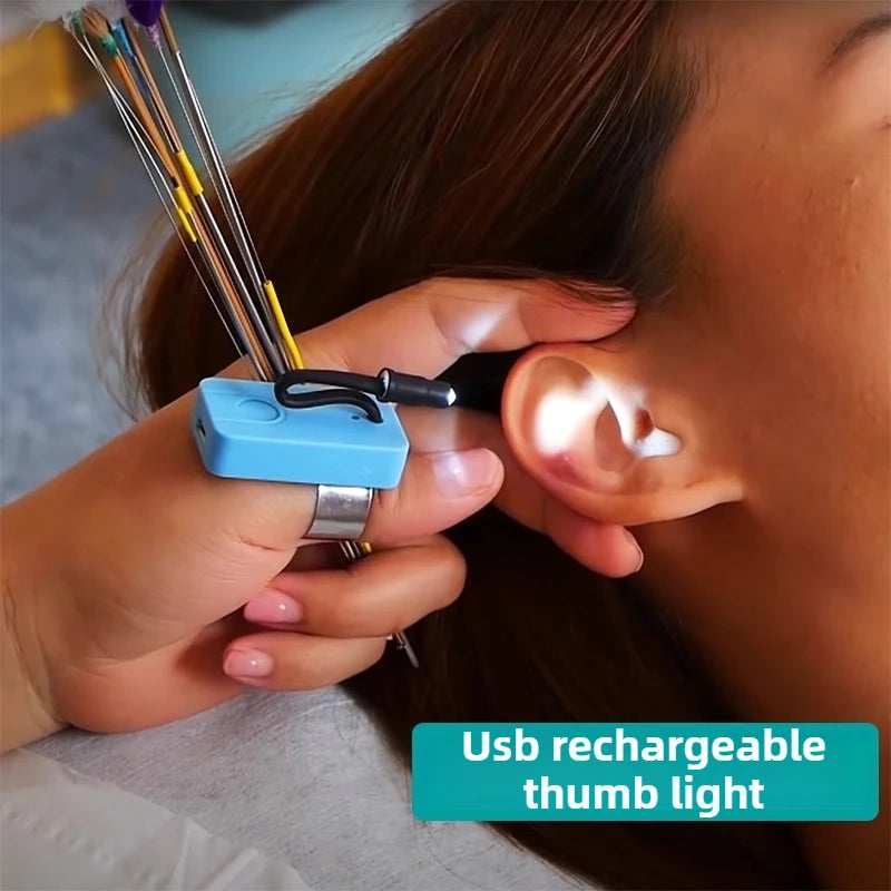 Ear Light Pick Thumb Tuning Earpick Supplies Picks Cleaner Lamp Rechargeable Flashlight Led Cleaning Wax Hammer Mallet Piano
