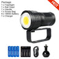 Asafee DRC01 COB LED 6000LM 80M Underwater Diving Flashlight White Red Blue 80° Light 500M Range Torch IPX8 Waterproof Lantern