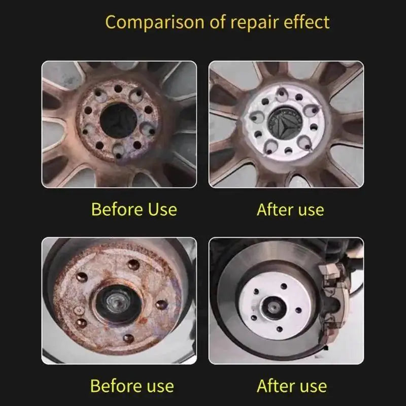 Wheel Hub Cleaning Kit Inner Rim Cleaner Tool Brake Hub Cleaning Kit Fits Power Drill 1/2" Impact Driven Wrenches Rust Removal