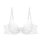 Chic French Ultra-thin Lace Lingerie Set, Large Breasts See-through Underwire Bra,small Bust Lift Elegant Soft Feminine Set S-xl