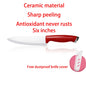 Ceramic Knife 4 5 6 Inch Knives Kitchen Set White Blade Chef Utility Paring Vegetable Slicing Ceramic Knives Kitchen Accessories