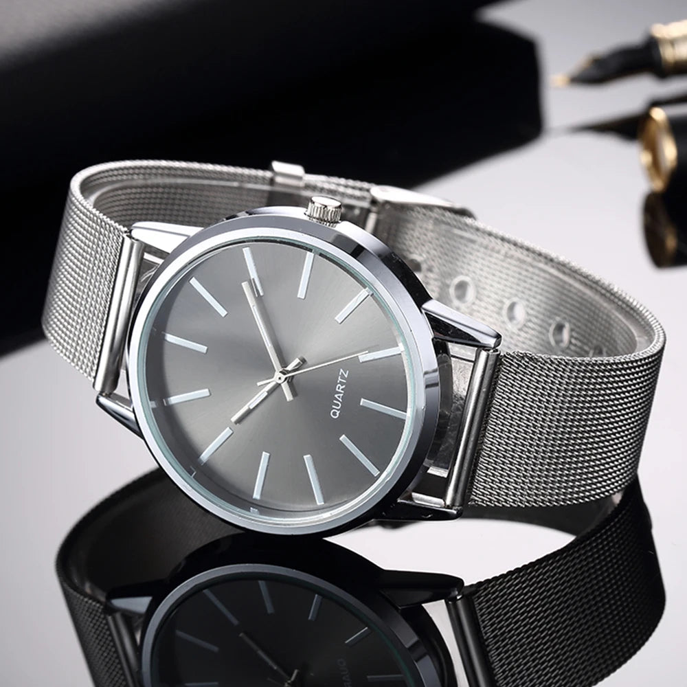 Luxury Women Watches New Stylish Silver Minimalist Business Ladies Alloy Casual Bracelet Montre Femme Female Watch