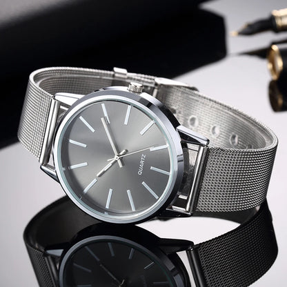 Luxury Women Watches New Stylish Silver Minimalist Business Ladies Alloy Casual Bracelet Montre Femme Female Watch