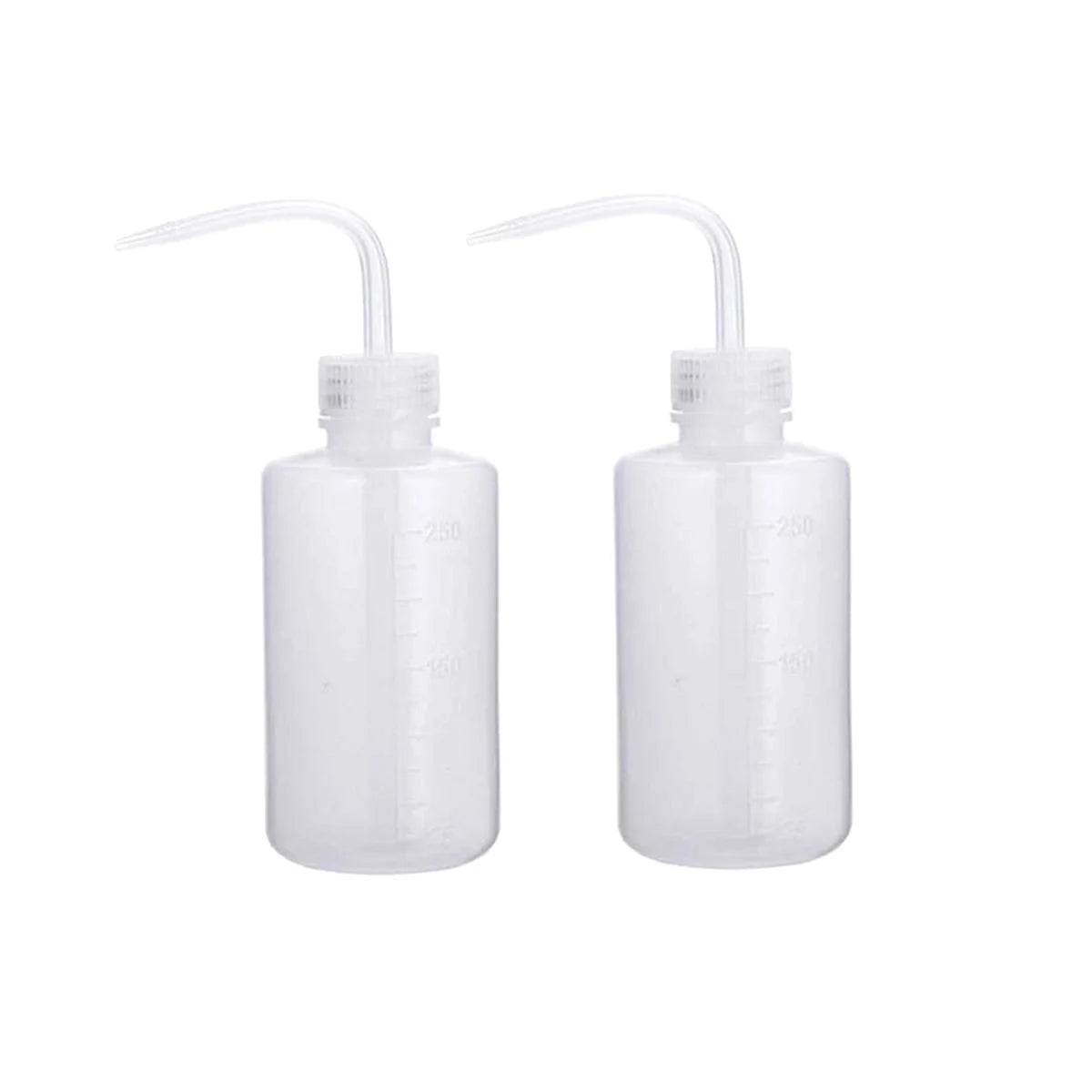 2pc Plastic Squeeze Bottle Tattoo Wash Bottle Lab Squirt Bottle Irrigation Bottle Eyelash Water Can for Cleaning Plant Experimet