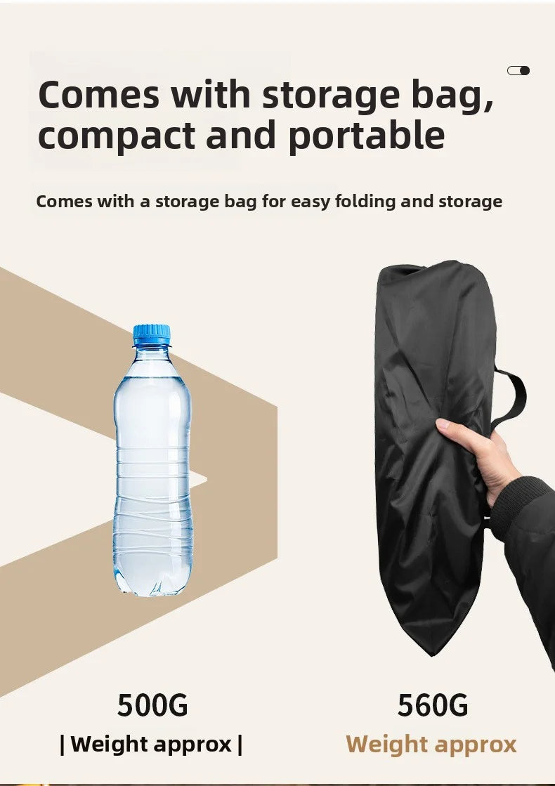 Lightweight Portable Outdoor Folding Beach Chair picnic groud seat One-Piece Backrest Design for Camping Travel Leisure No Legs