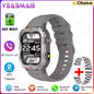 2025 New Military Smart Watch Men Waterproof Outdoor Sports Fitness Tracker Health Monitor 2.19" BT Call Smartwatch HT30