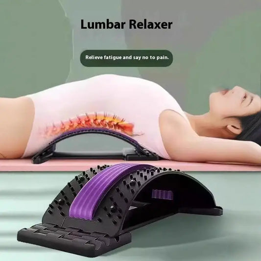 Lumbar Back Soothing Device Stretch Lumbar Spine Relieve Nerve Compression Magnetic Massage Lumbar Vertebrae Back Corrector