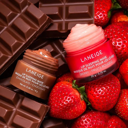 Laneige Gummy Bear Vanilla Strawberry Lip Mask Plumping Gloss Lip Gloss Lip Oil Moisturizing Balm Exfoliating Daily Care Balm