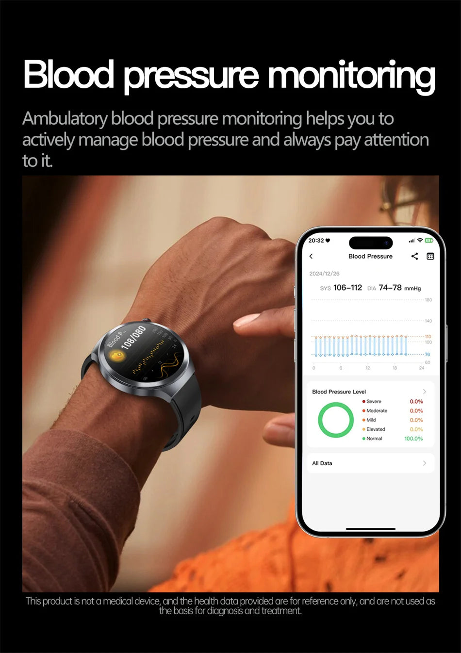 2026New 1.73-inch Sapphire AMOLED Smart Watch Men Women ECG Uric Acid Blood Pressure Health Track Call Clock Care Smartwatch NFC