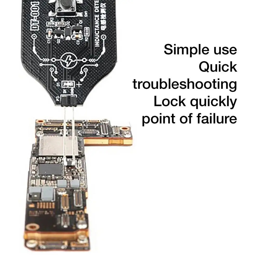Motherboard Coil Tester High Sensitivity Fault Check Tool Electronic Detector Tool for Mobile Phone Maintenance Motherboard