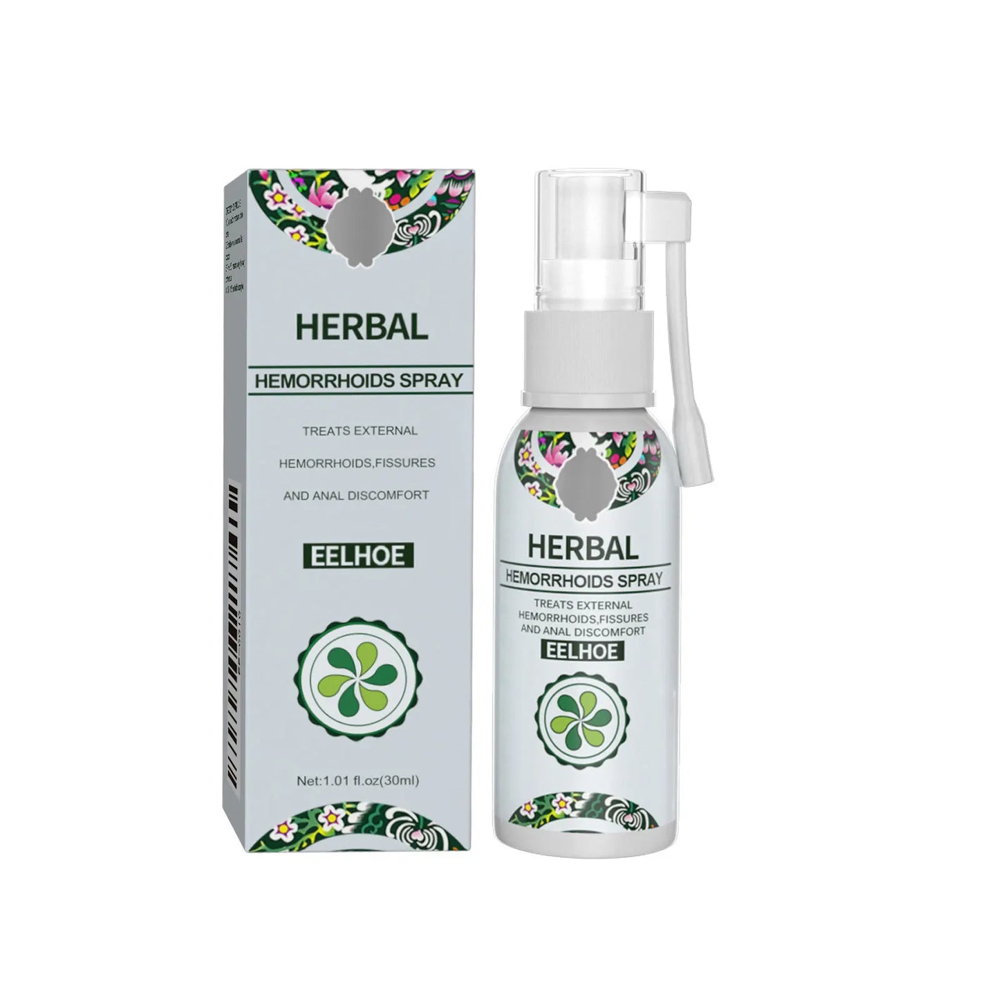 EELHOE  Hemorrhoid Treatment Spray Health Skin Care Natural Anal Herbal Internal Piles External Anal Fissure Anal Relief Spray